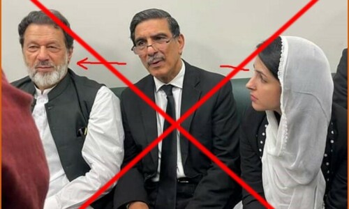 Fact check: Viral photo of Imran Khan with a beard is doctored Fact check: Viral photo of Imran Khan with a beard is doctored