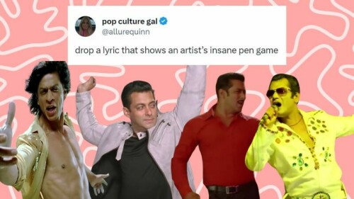 A tweet reminded us of how unhinged Bollywood&rsquo;s lyric game can actually be