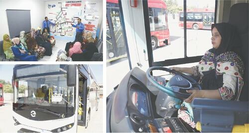 When women take the bus, and drive it too