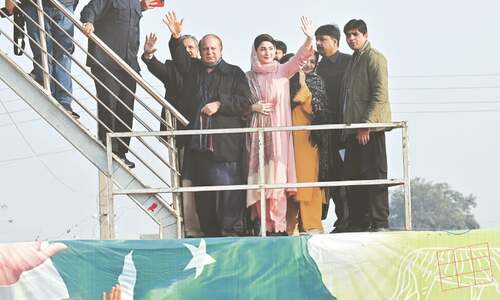 PML-N poll campaign picks up steam with Nawaz&rsquo;s entry