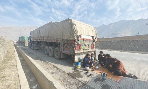Pak-Afghan trade suspension troubles transporters Pak-Afghan trade suspension troubles transporters
