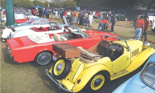Vintage car show draws big crowd at Frere Hall