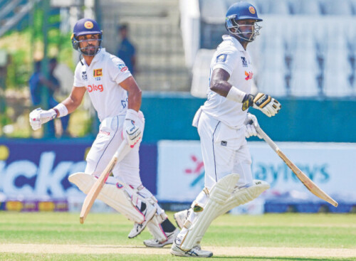 Mathews, Chandimal put SL in control against Afghans