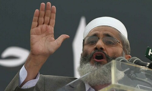 Siraj promises debt-free Pakistan if voted to power