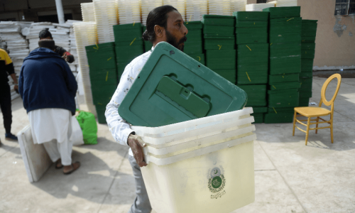 Candidates in Nawabshah cry foul over sudden change of polling staff