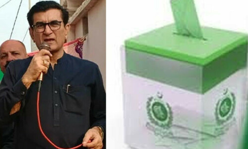 الیکشن کمیشن نے عبدالقادر مندوخیل کی پولنگ اسٹیشن میں توڑ پھوڑ کا نوٹس لے لیا
