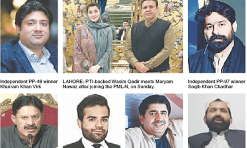 Half dozen independents join PML-N Half dozen independents join PML-N