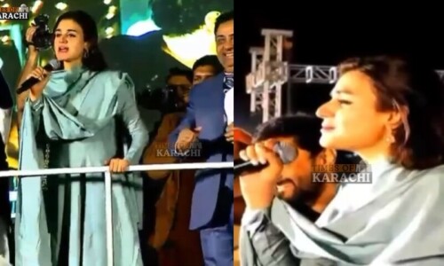 ایم کیو ایم کا یومِ تشکر، حرا مانی کے مصطفیٰ کمال کے حق میں نعرے، گانا بھی گنگنایا