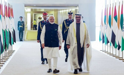 India, UAE sign pact on trans-continental trade corridor