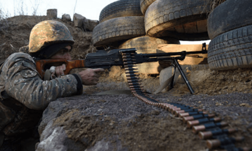Armenian soldiers killed by Azeri fire in biggest skirmish since exodus Armenian soldiers killed by Azeri fire in biggest skirmish since exodus