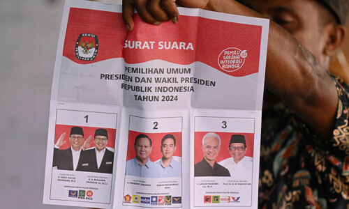 Indonesia counts votes in presidential race amid calls for clean election