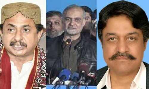 PTI, JI and GDA vow to put up struggle against &lsquo;rigged&rsquo; polls