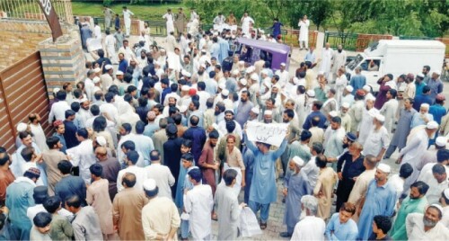 Swabi people complain of inflated power bills Swabi people complain of inflated power bills