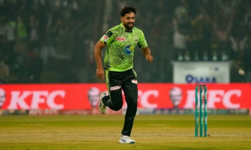 Pacer Haris Rauf ruled out of PSL after dislocating shoulder Pacer Haris Rauf ruled out of PSL after dislocating shoulder
