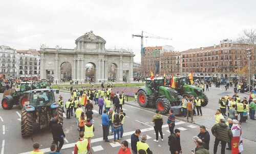 Fresh protests by farmers choke Europe
