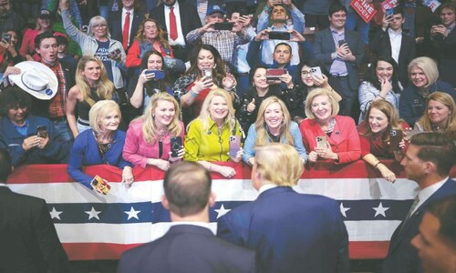 Trump looks for landslide win in Haley’s state Trump looks for landslide win in Haley’s state