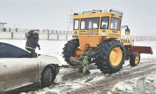 Eight injured after rain and snowfall hit northern Balochistan