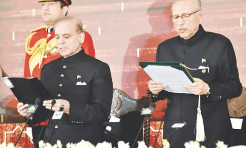 Shehbaz takes oath as new PM, orders negotiations with IMF Shehbaz takes oath as new PM, orders negotiations with IMF
