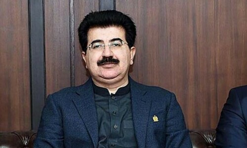 Extension-seeking Sanjrani causes uproar in Senate