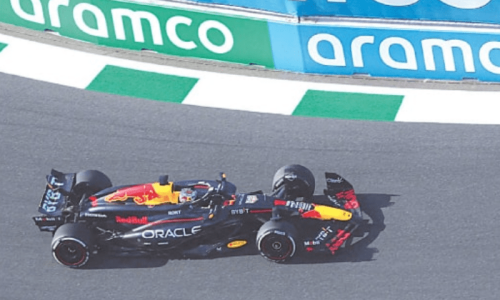 Verstappen tops opening practice at Saudi Arabian GP Verstappen tops opening practice at Saudi Arabian GP