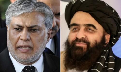FM Dar, Muttaqi agree to foster fraternal ties between Pakistan, Afghanistan