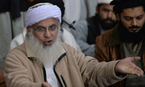 Cases registered against Maulana Abdul Aziz, wife