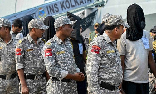 35 Somalis brought to India for trial over ship hijacking 35 Somalis brought to India for trial over ship hijacking