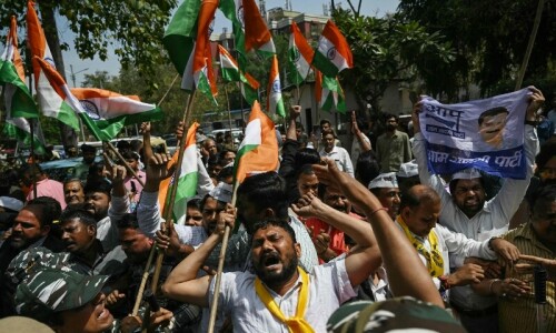 Indian opposition supporters detained ahead of protest at Modi’s Delhi home Indian opposition supporters detained ahead of protest at Modi’s Delhi home