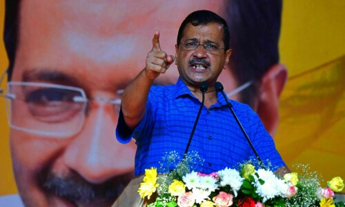 Indian opposition protest arrest of Delhi CM Kejriwal ahead of polls