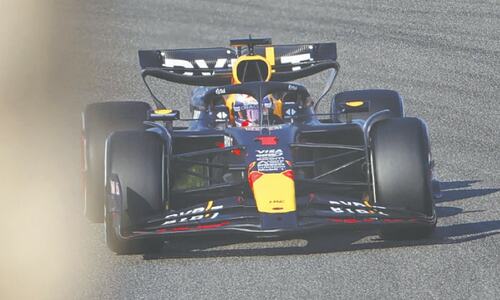 Verstappen on pole for Bahrain GP