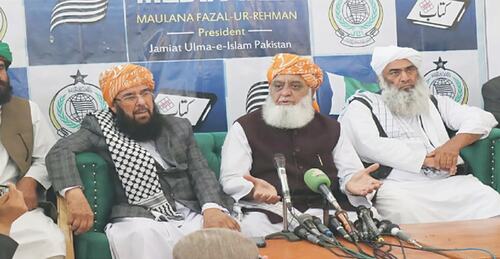 JUI-F to abstain, MQM-P sets conditions for presidential vote JUI-F to abstain, MQM-P sets conditions for presidential vote