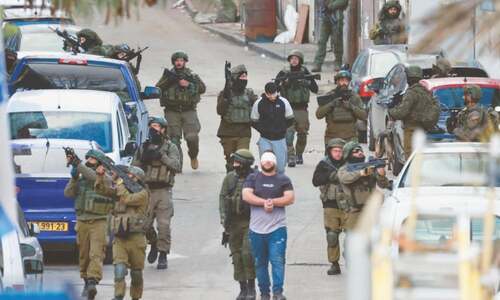 Israel carries out raid in Ramallah Israel carries out raid in Ramallah