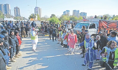 Aurat March in Karachi focuses on minorities plight, issue of forced conversions
