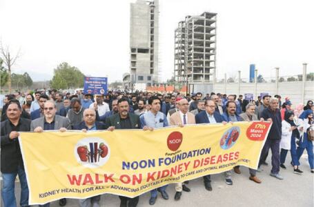 Walk held to raise awareness of kidney disease prevention, treatment