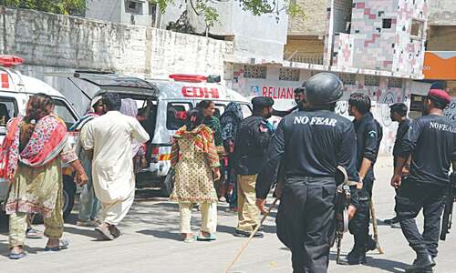 Enraged relatives go on rampage at Hyderabad’s Liaquat University Hospital after killing of three in ‘encounter’ Enraged relatives go on rampage at Hyderabad’s Liaquat University Hospital after killing of three in ‘encounter’