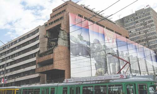 Serbians angry  at Trump family deal for site of Nato bombing