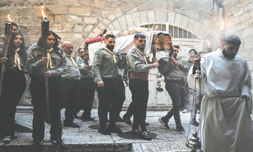 Pilgrims stay away from Jerusalem on tense Good Friday