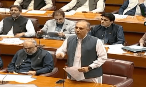 Chaos in NA as opposition stopped from debating letter Chaos in NA as opposition stopped from debating letter