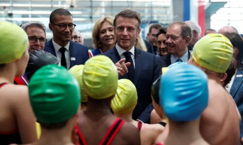 Macron says he has no doubt Russia will target Paris Olympics Macron says he has no doubt Russia will target Paris Olympics
