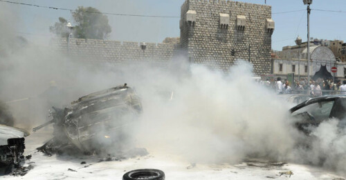 Blast kills seven children in Syria