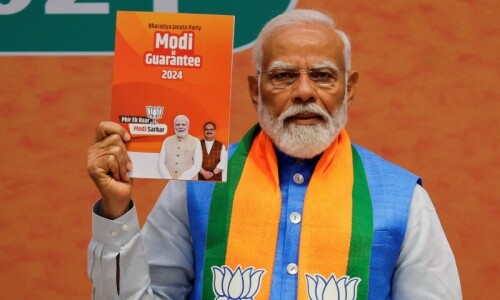 India&rsquo;s Modi promises to create jobs, boost infrastructure if BJP wins third term