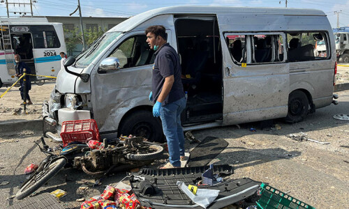 5 Japanese nationals unhurt in suicide attack on vehicle in Karachi: police 5 Japanese nationals unhurt in suicide attack on vehicle in Karachi: police