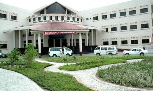 Lahore’s Ganga Ram Hospital bedevilled by missing facilities in name of revamp Lahore’s Ganga Ram Hospital bedevilled by missing facilities in name of revamp