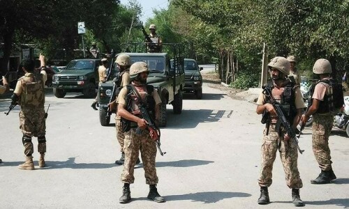 4 terrorists killed in intelligence-based operation in Tank: ISPR 4 terrorists killed in intelligence-based operation in Tank: ISPR