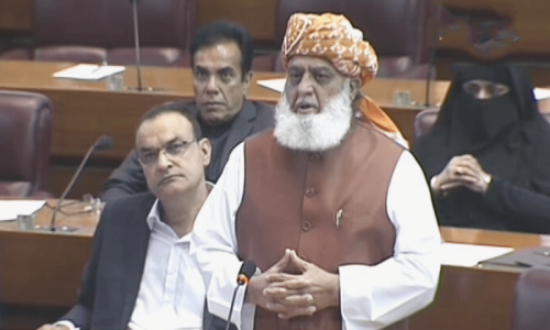Fazl comes out in support of PTI&rsquo;s &lsquo;constitutional right&rsquo; to hold rallies