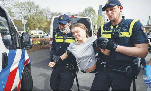 Greta Thunberg held twice after Dutch protest