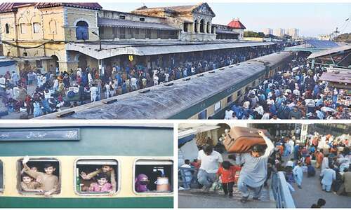 First Eid train sets off from Karachi with broom, hummingbirds, 1,200 holidaymakers