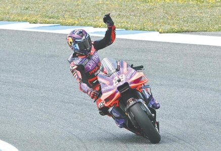 Martin wins crash-filled sprint at Spanish MotoGP