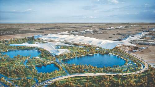 Dubai begins work on &lsquo;largest airport terminal&rsquo;
