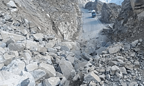 Gilgit-Baltistan cut off as rains trigger landslides Gilgit-Baltistan cut off as rains trigger landslides